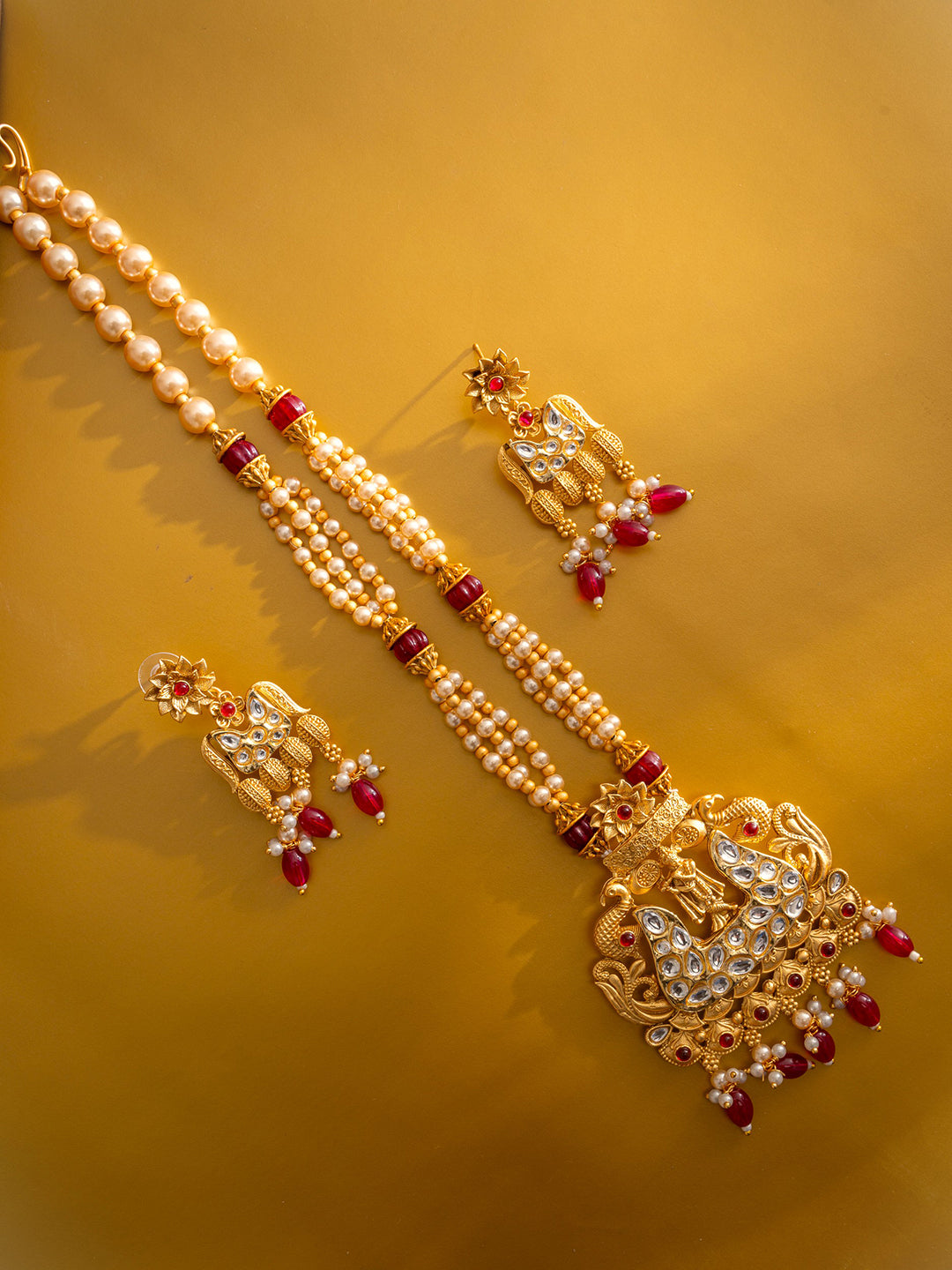 Gold-Plated Cubic Zirconia Jewellery Set