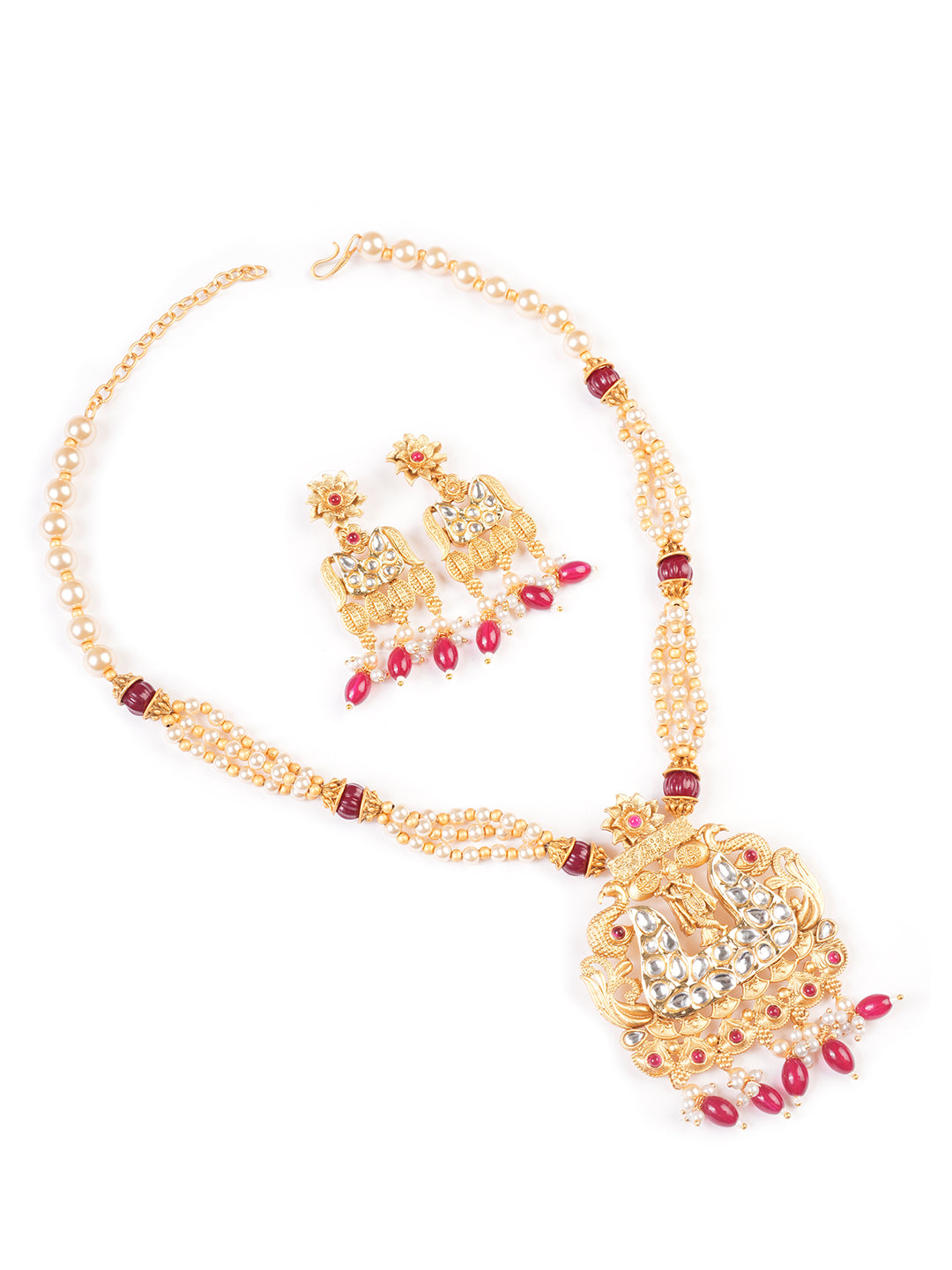 Gold-Plated Cubic Zirconia Jewellery Set