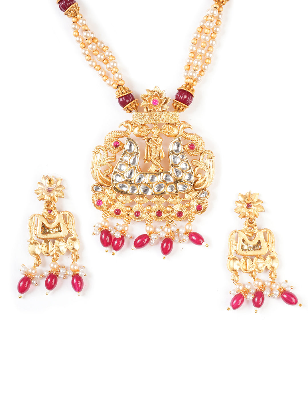 Gold-Plated Cubic Zirconia Jewellery Set