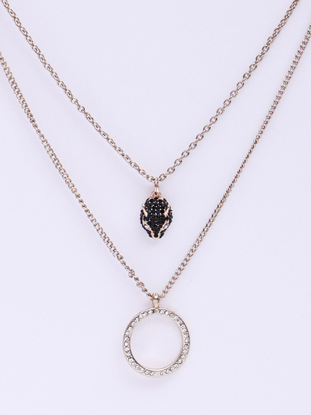 Gold-Plated Layered Necklace