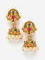 Gold-Plated CZ-Studded Pendant With Chain