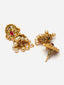 Gold-Plated CZ-Studded Pendant With Chain