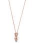 Gold-Plated Contemporary Pendants with Chains