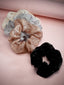 Women Set of 4 Embellished Ponytail Holders