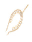 Gold-Plated Kundan Studded & Pearls Beaded Maang Tikka