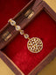 Gold-Plated Kundan Studded & Pearls Beaded Maang Tikka