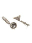 Silver-Plated Oxidized Dome Shaped Jhumkas