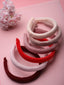 Women Set Of 6 Fabric and Metal Hair Bands