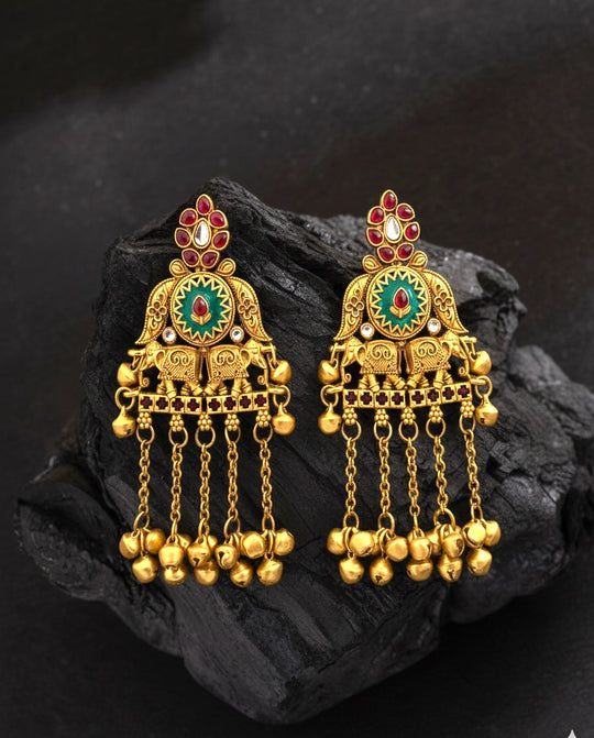 Geometric Drop Earrings