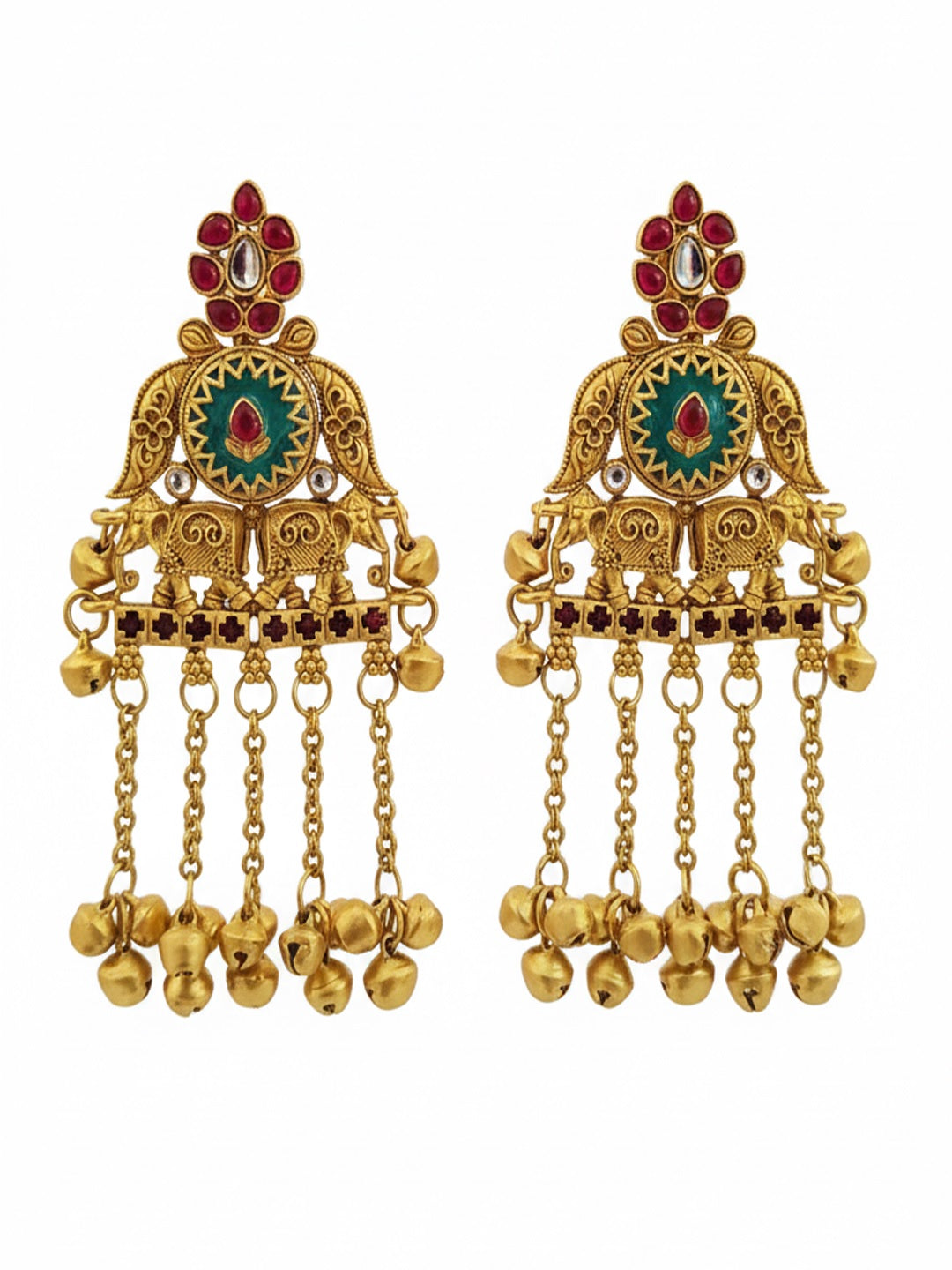 Geometric Drop Earrings