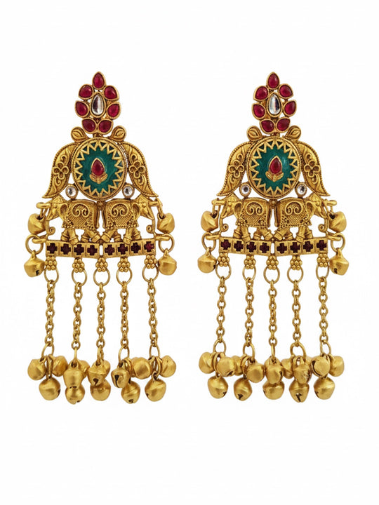 Geometric Drop Earrings