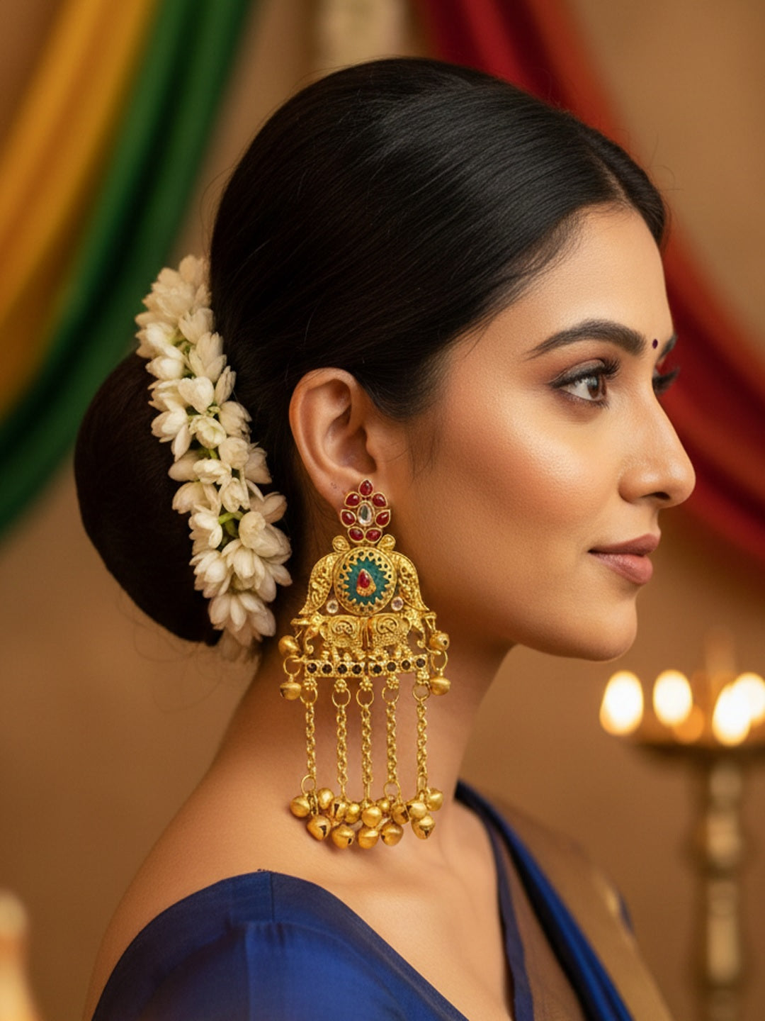 Geometric Drop Earrings