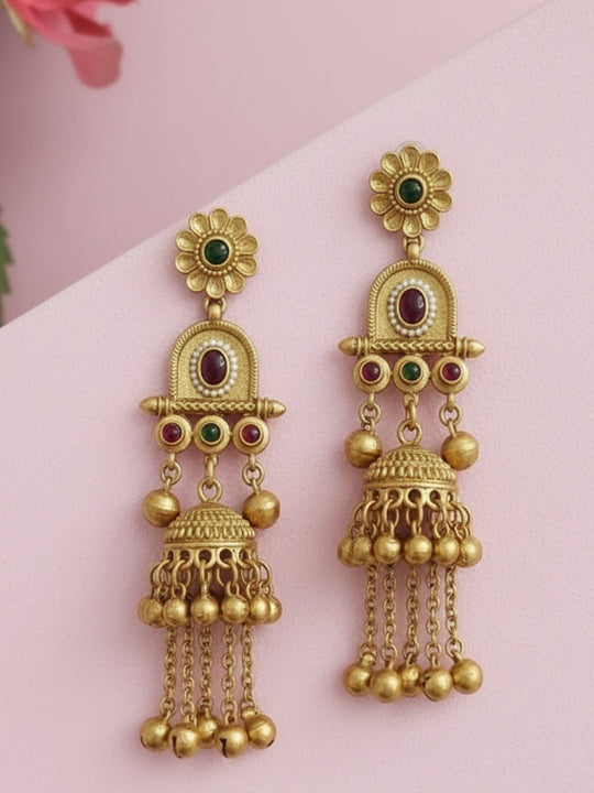 Geometric Drop Earrings