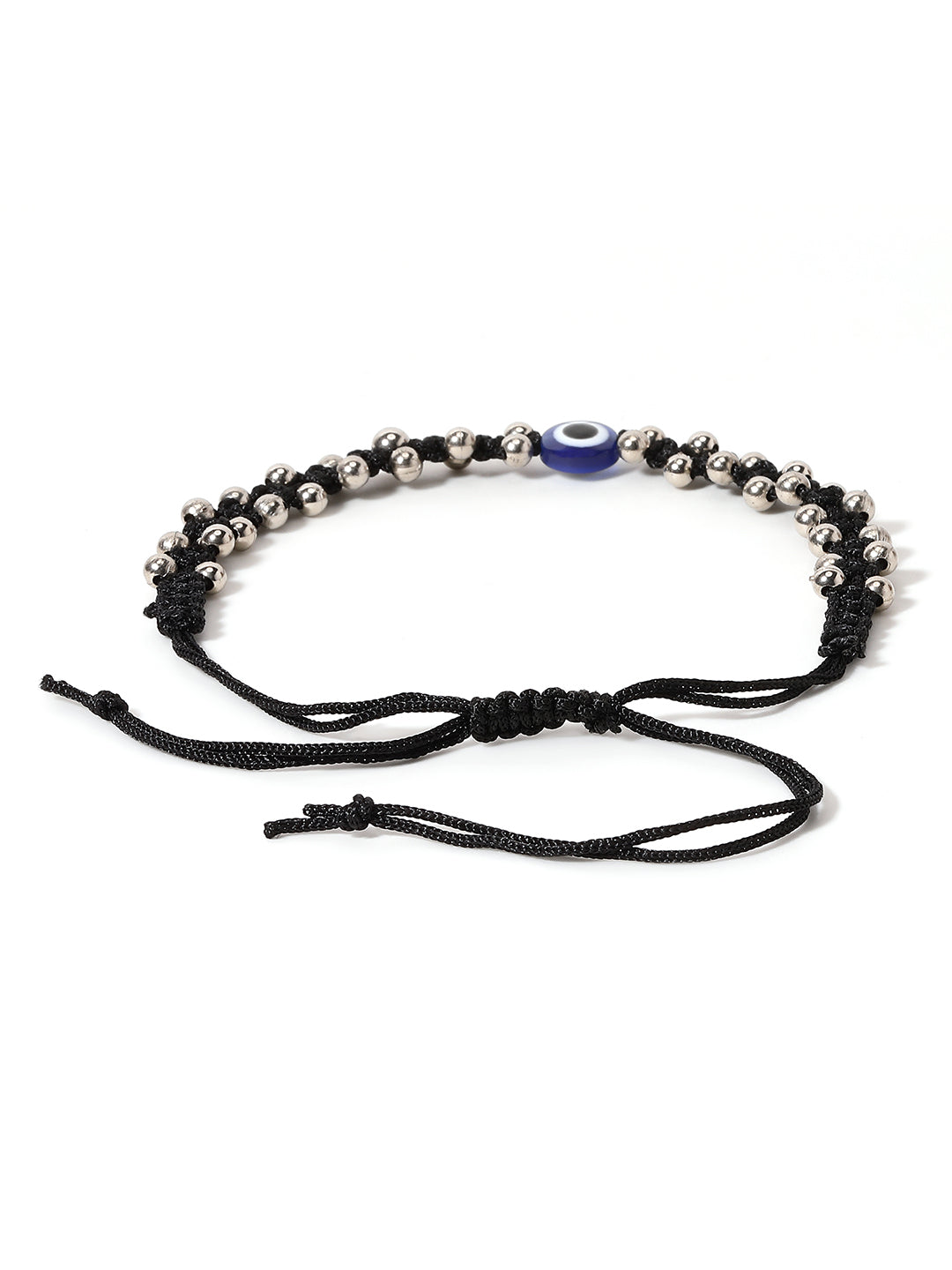 Beaded Evil Eye Charm Anklet