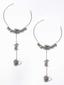 Silver-Plated Beaded Ghungroo Toe Ring Oxidized Anklets