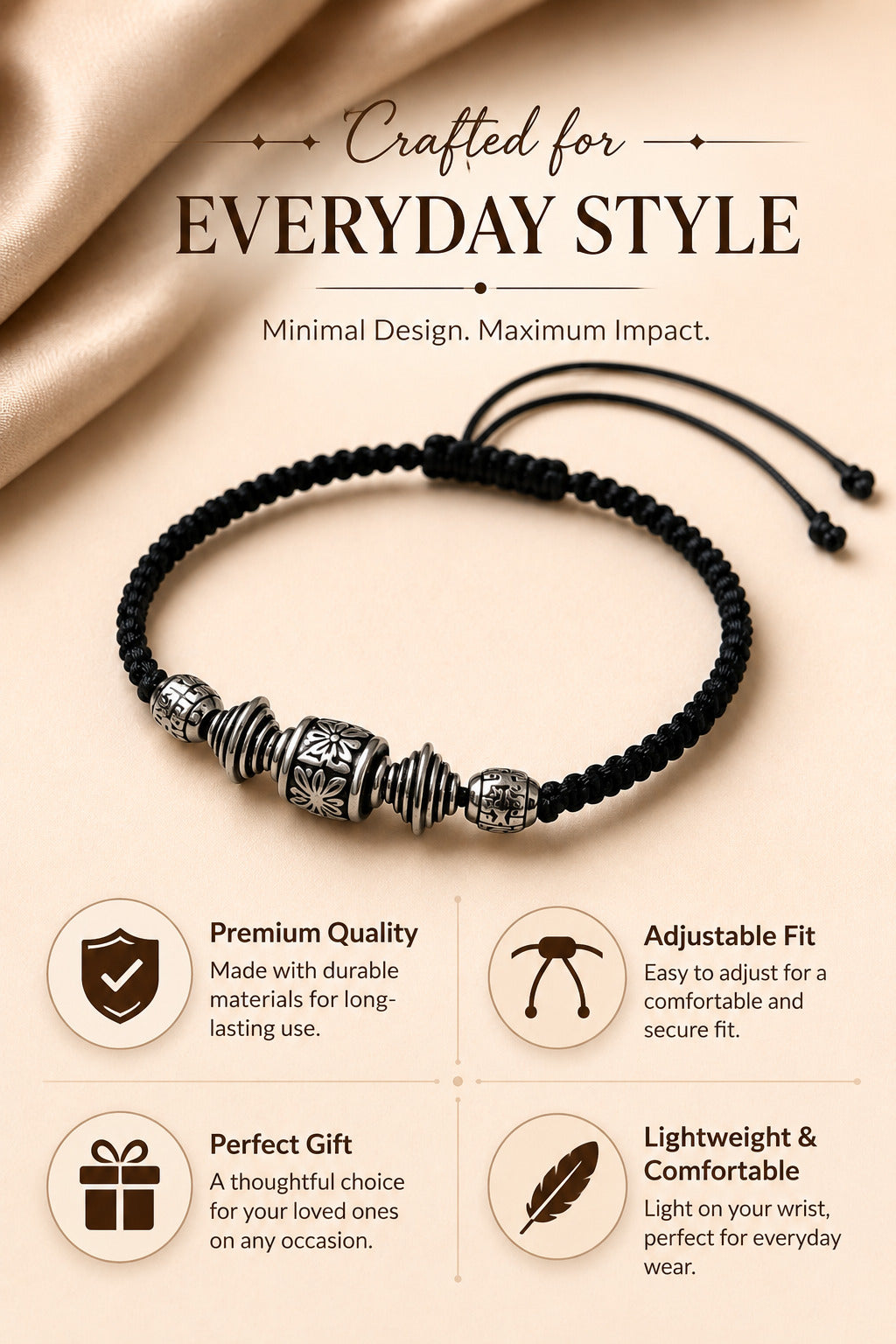 Silver-Plated Anklet