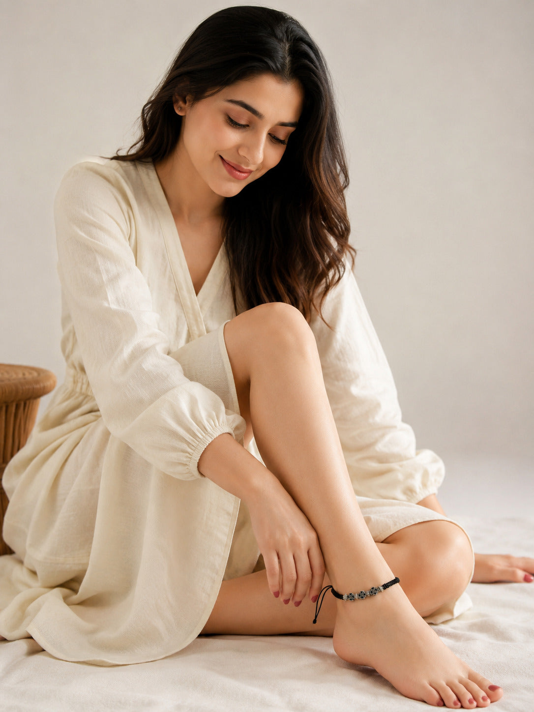Silver-Plated Silver Anklet