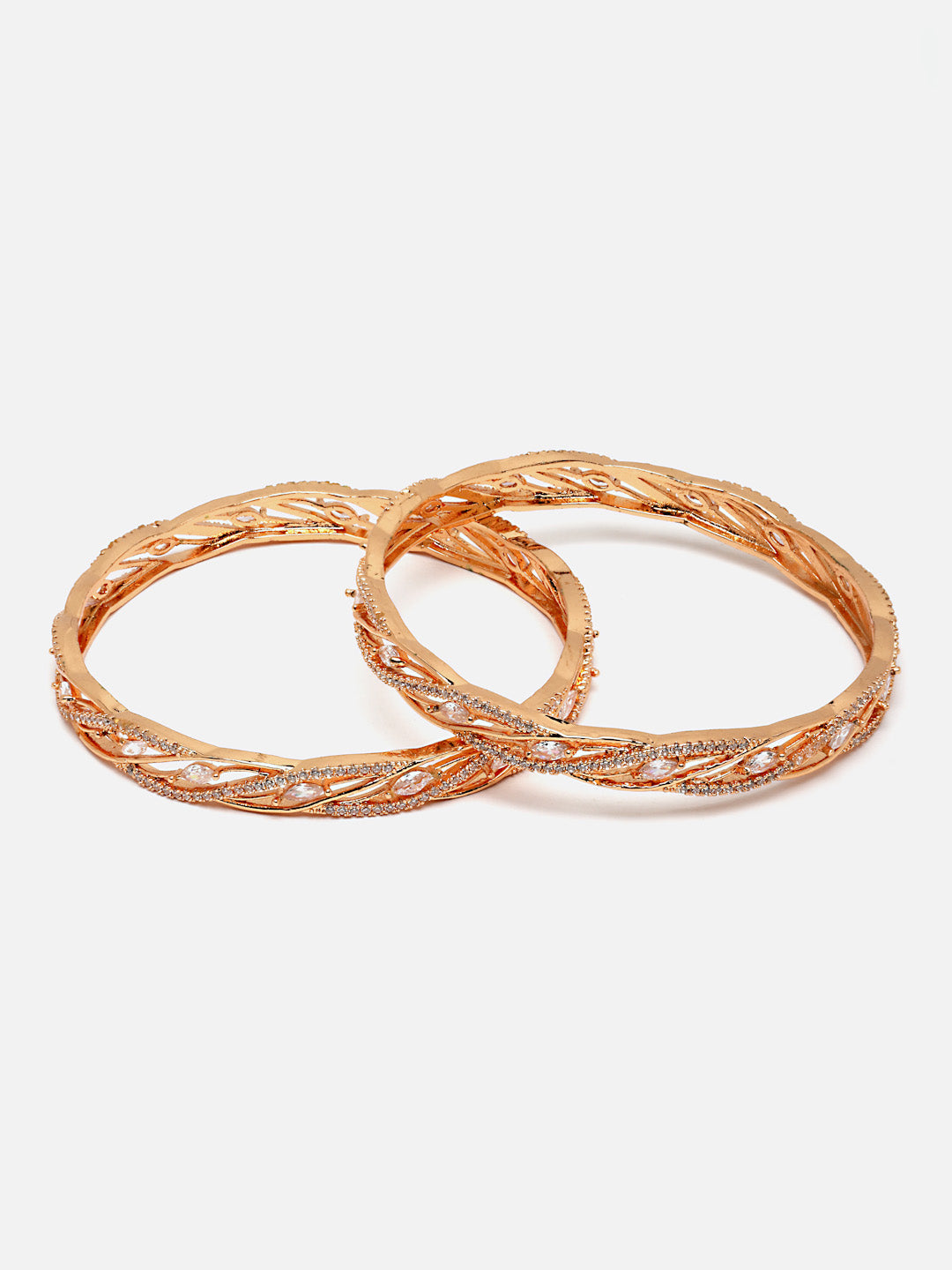 Set OOf 2 Gold Plated Bangle
