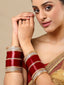 Set Of 72 Gold-Plated & AD Studded Wedding Chuda Bangle