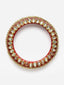 Set Of 18 Gold-Plated Stone-Studded & Pearls-Beaded Bangles