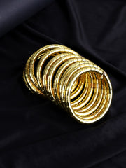 12-Pcs Gold-Plated Bangle