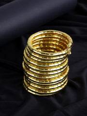 12-Pcs Gold-Plated Bangle