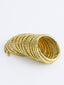 12-Pcs Gold-Plated Bangle