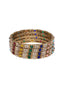 Set of 4 Gold-Plated Multicolour Stone Studded Bangles