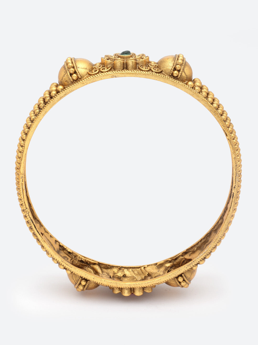 Panash Set Of 2 24CT Gold Plated Handcrafted Antique Bangles