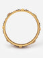 Set Of 2 24 CT Gold-Plated Antique Bangles