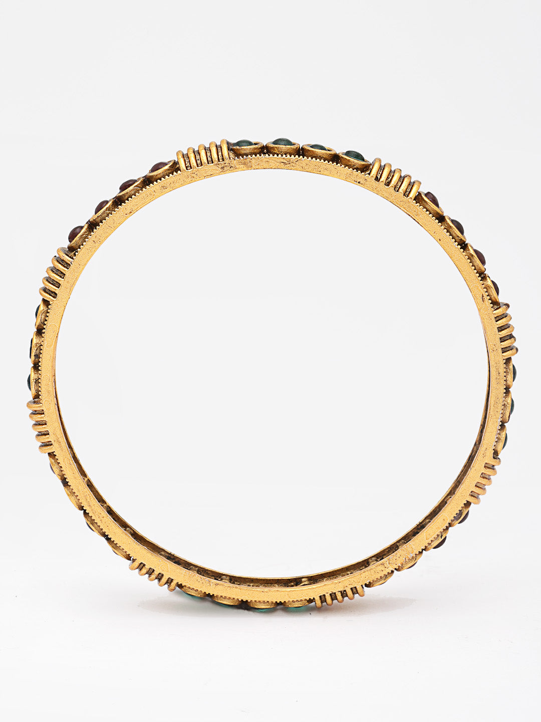PANASH- Set Of 4 24 CT Gold-Plated Handcrafted Antique Bangles