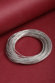 Women Silver-Plated German Silver Multistrand Bracelet