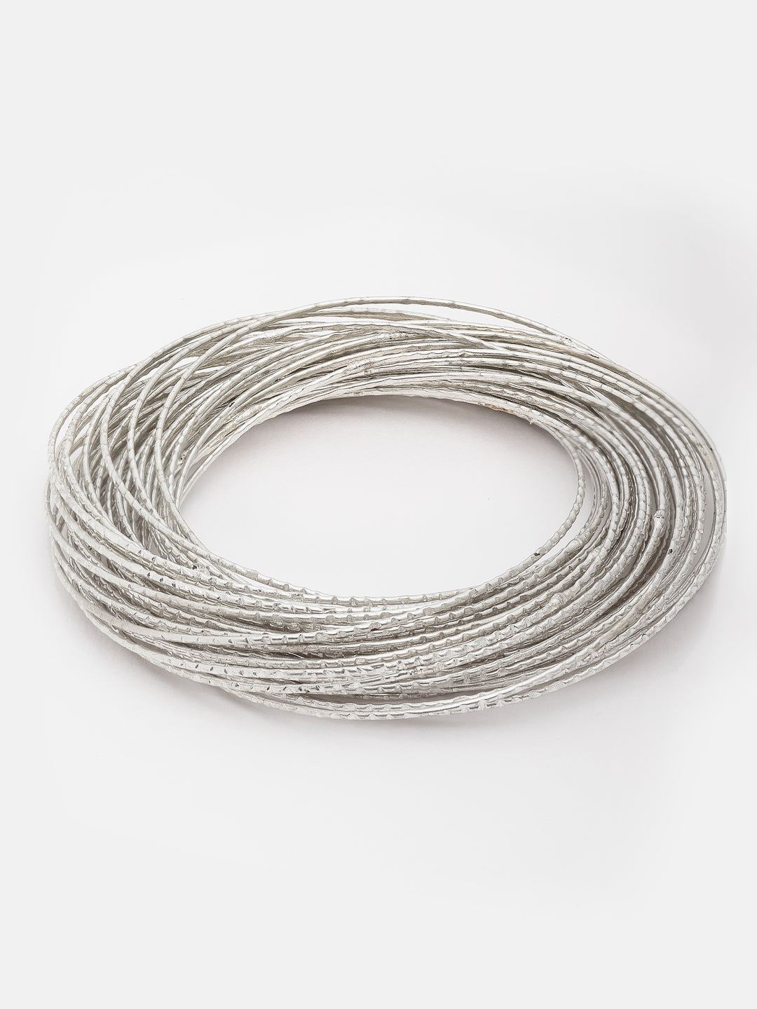 Women Silver-Plated German Silver Multistrand Bracelet