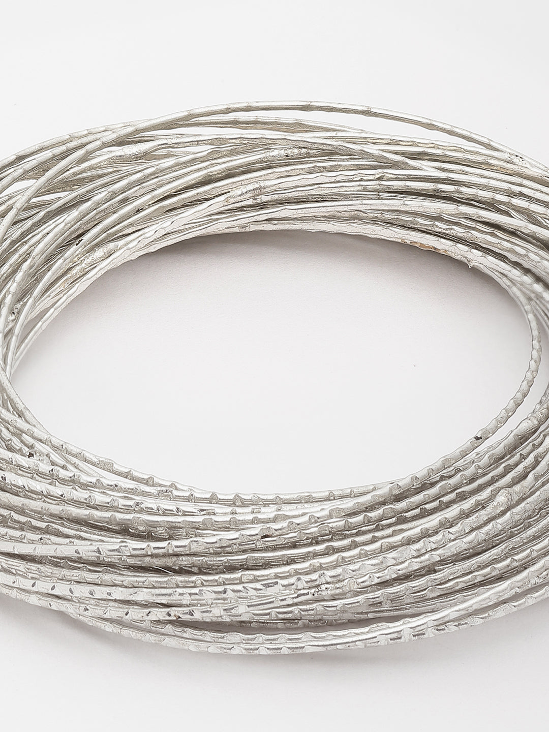 Women Silver-Plated German Silver Multistrand Bracelet