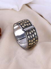 Silver-Plated Kada Bracelet