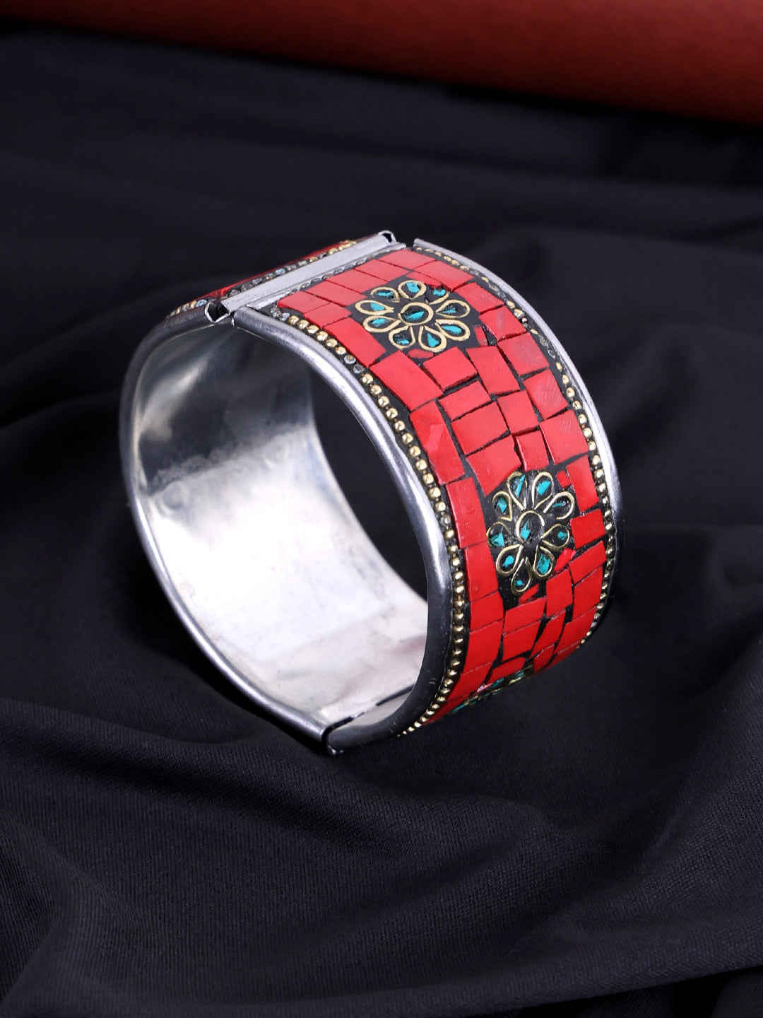 Women Silver-Plated Bangle-Style Bracelet