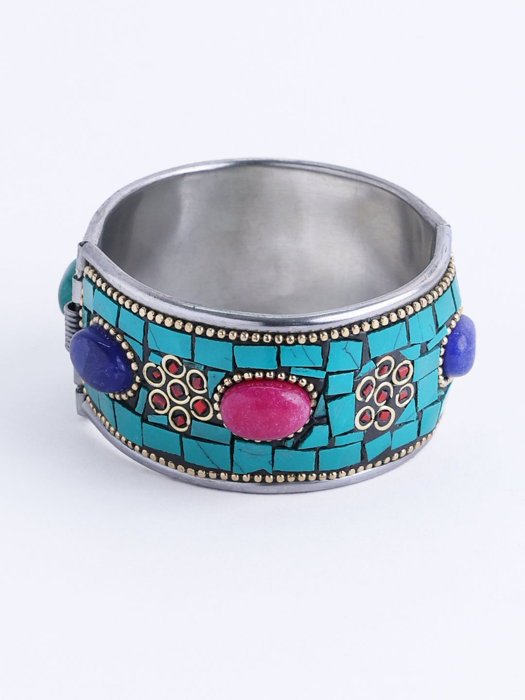 Silver-Plated Kada Bracelet