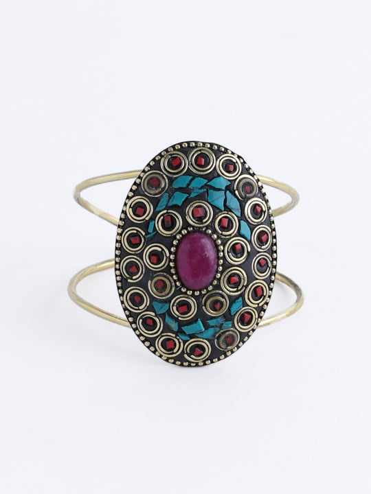 Women Gold-Plated Multi Color Bracelet