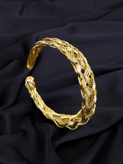 Women Gold-Plated Cuff Bracelet