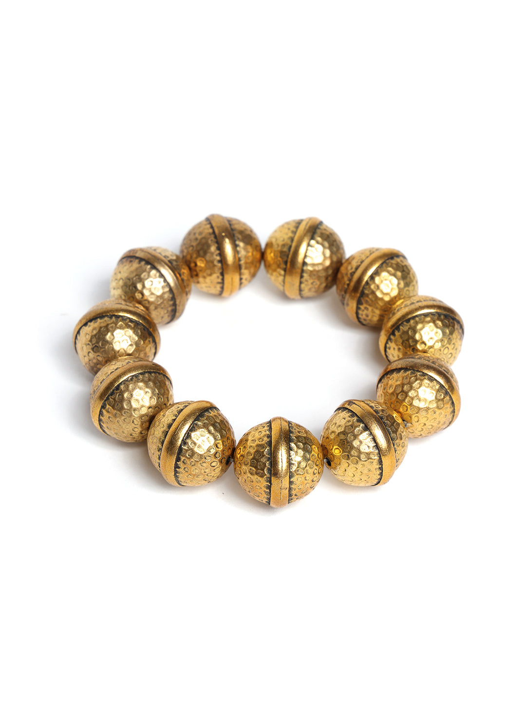 Women Brass Handcrafted Gold-Plated Kada Bracelet