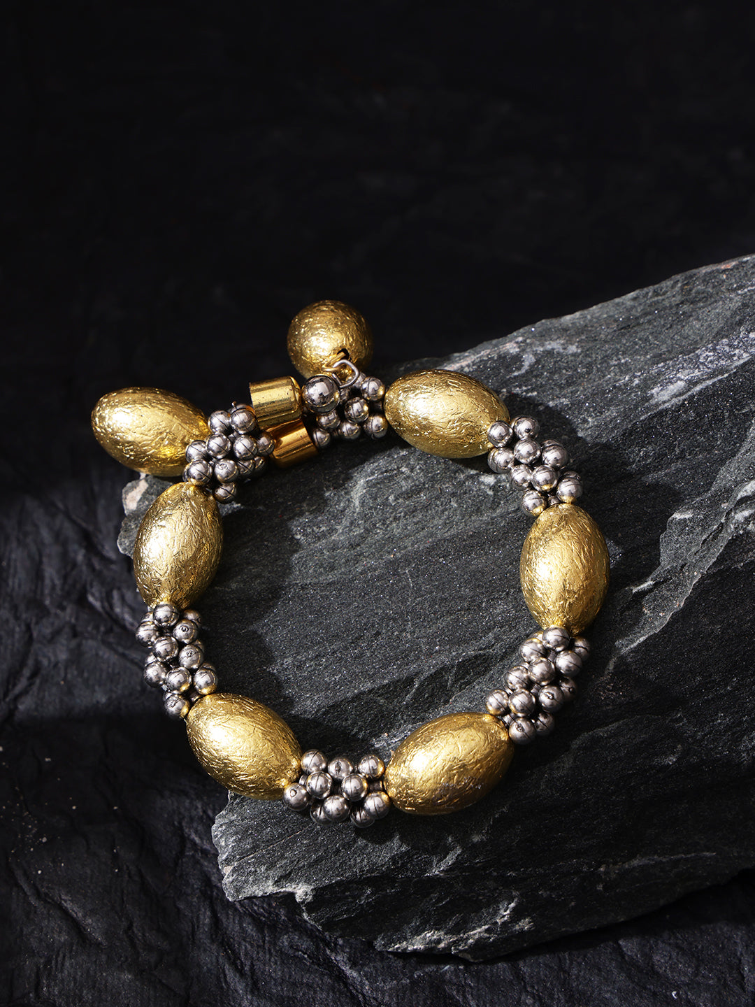 Women Brass Gold-Plated Charm Bracelet