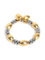 Women Brass Gold-Plated Charm Bracelet