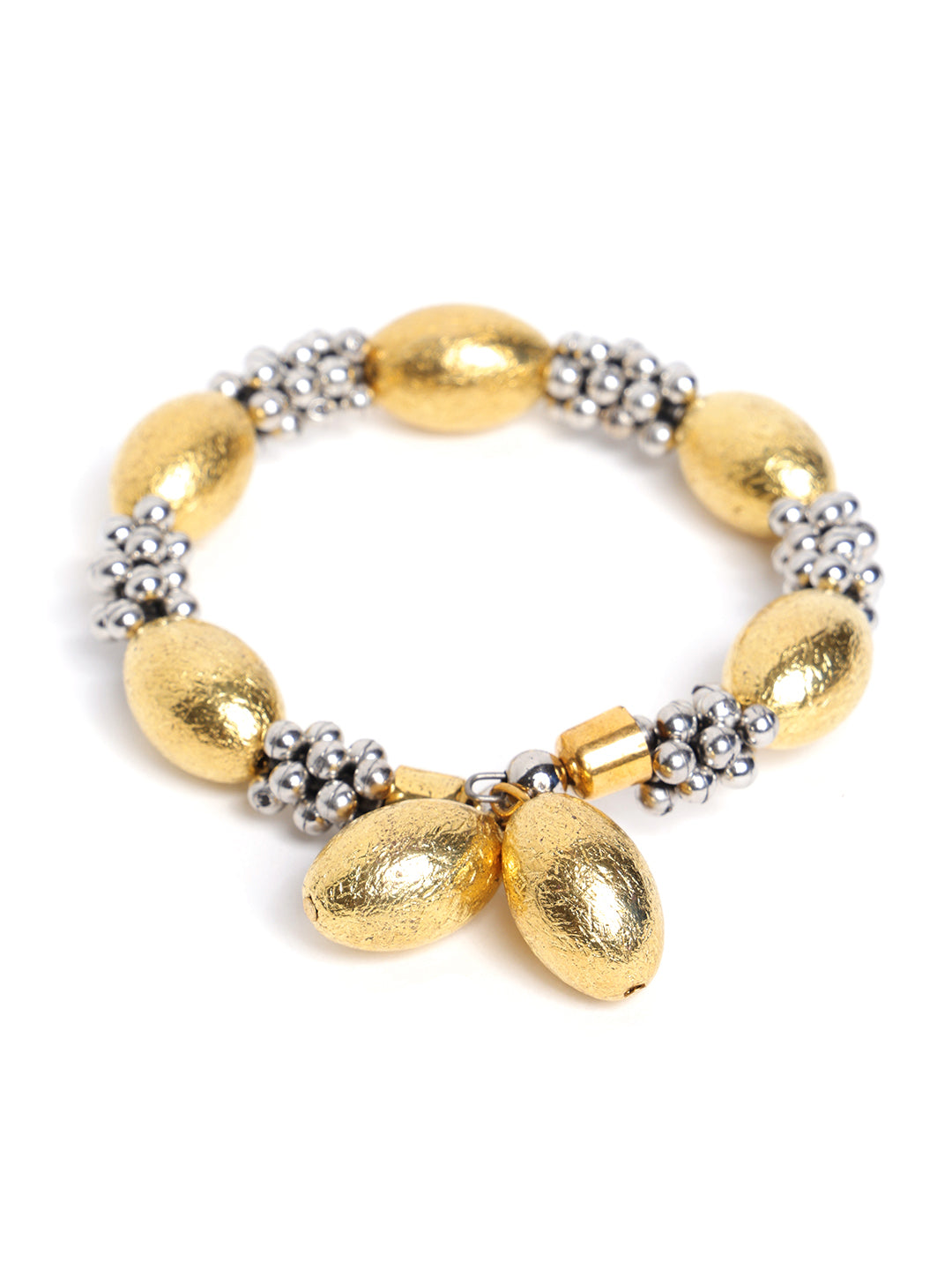 Women Brass Gold-Plated Charm Bracelet