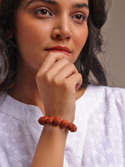 Rudraksha Beaded Bracelet