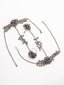Set Of 2 Silver-Plated Kundan-Studded Ring Bracelet