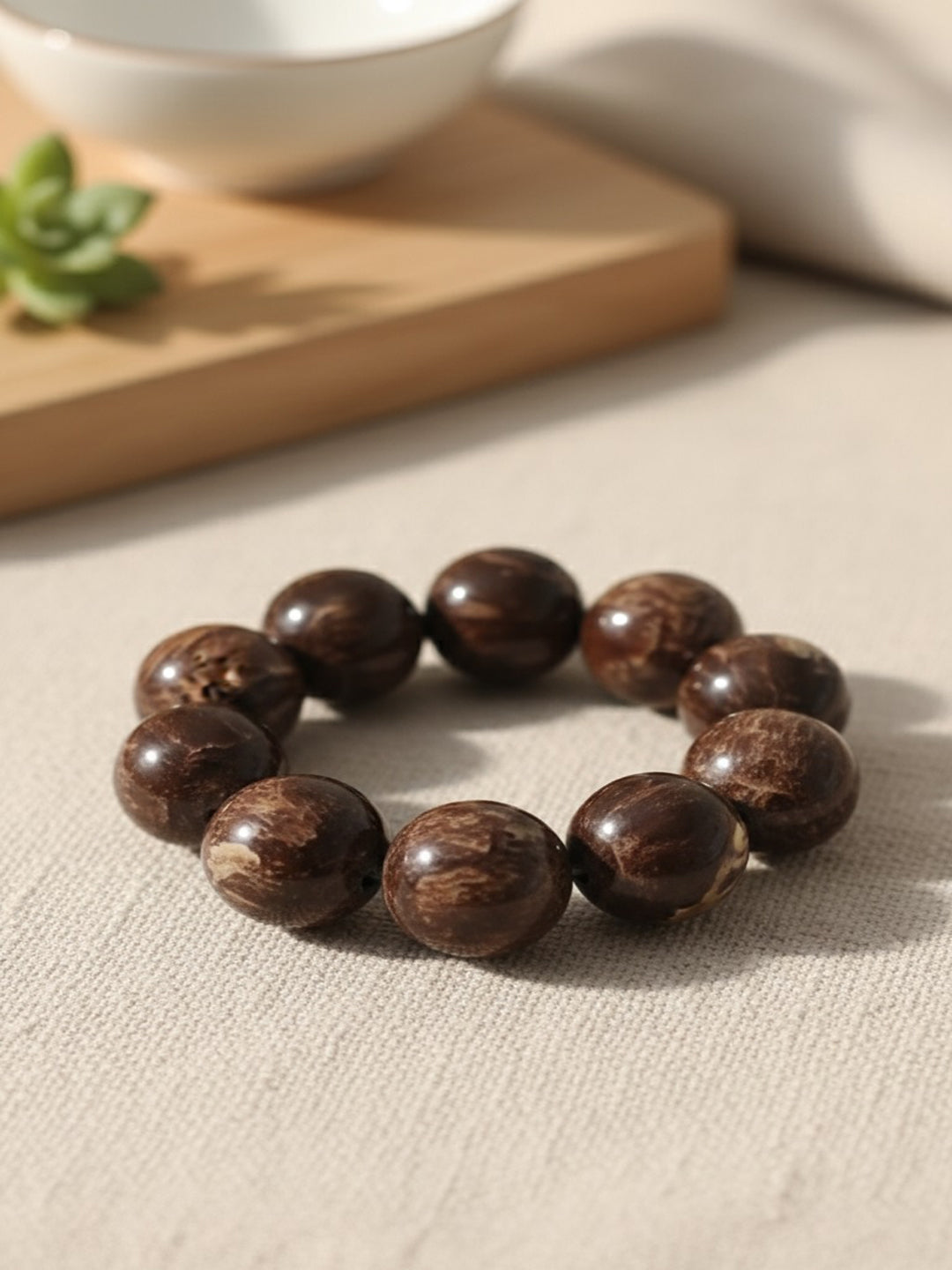 Artificial Beaded Elasticated Bracelet