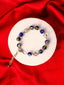 Silver Plated Silver Plated Evil Eye Wraparound Bracelet