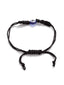 Women Black & Blue Evil Eye Charm Bracelet