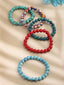 Women Pack Of 5 Artificial Beads Bracelets