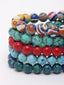 Women Pack Of 5 Artificial Beads Bracelets